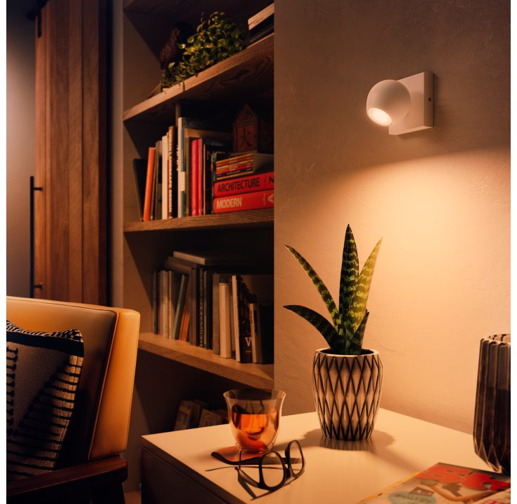 PHILIPS HUE Spot Smart Buckram Wit (33922400)