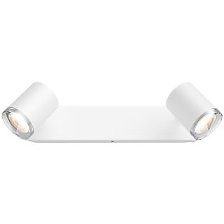 PHILIPS HUE Luminaire à 2 spots Smart Adore + Interrupteur Blanc (34087900)