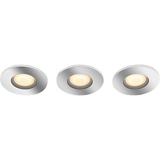 PHILIPS HUE Spot encastrable Smart Adore Chrome + Interrupteur - 3 pièces (34081700)