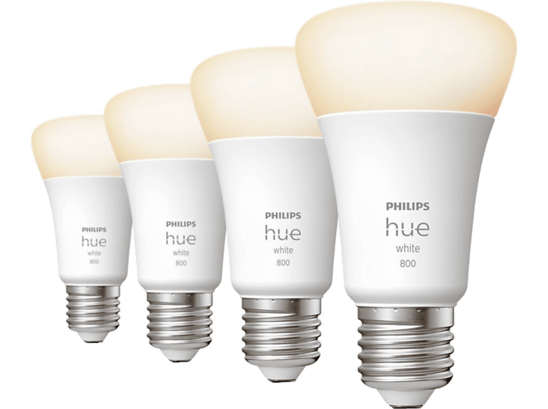 Philips Hue Ampoule LED Intelligente E27 9W Lot de 4