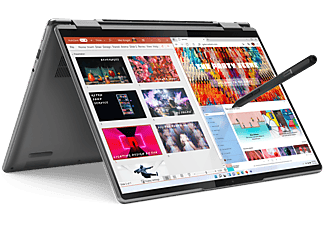 LENOVO Convertible Yoga 7 14IAL7, i7-1260P, 16GB RAM, 1TB SSD, 14 Zoll 2.8K Touch OLED, Storm Grey