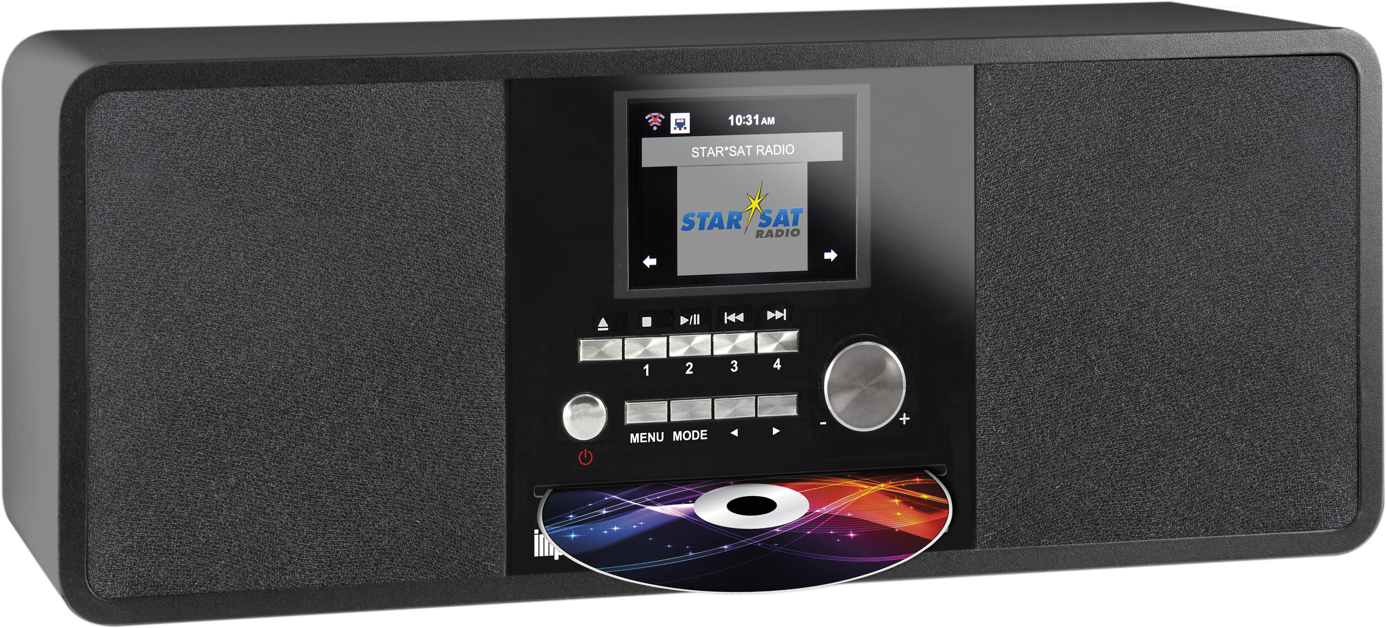 digital, i200CD IMPERIAL Internetradio, DAB, DAB+, Schwarz Internet Radio, DABMAN FM,