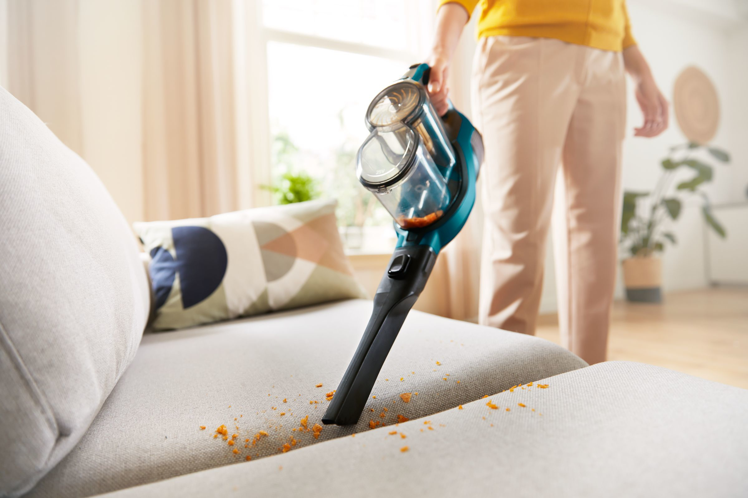PHILIPS XC8147/01 SPEED PRO MAX AQUA - Aspirateur-balais rechargeable (Bleu/Noir)