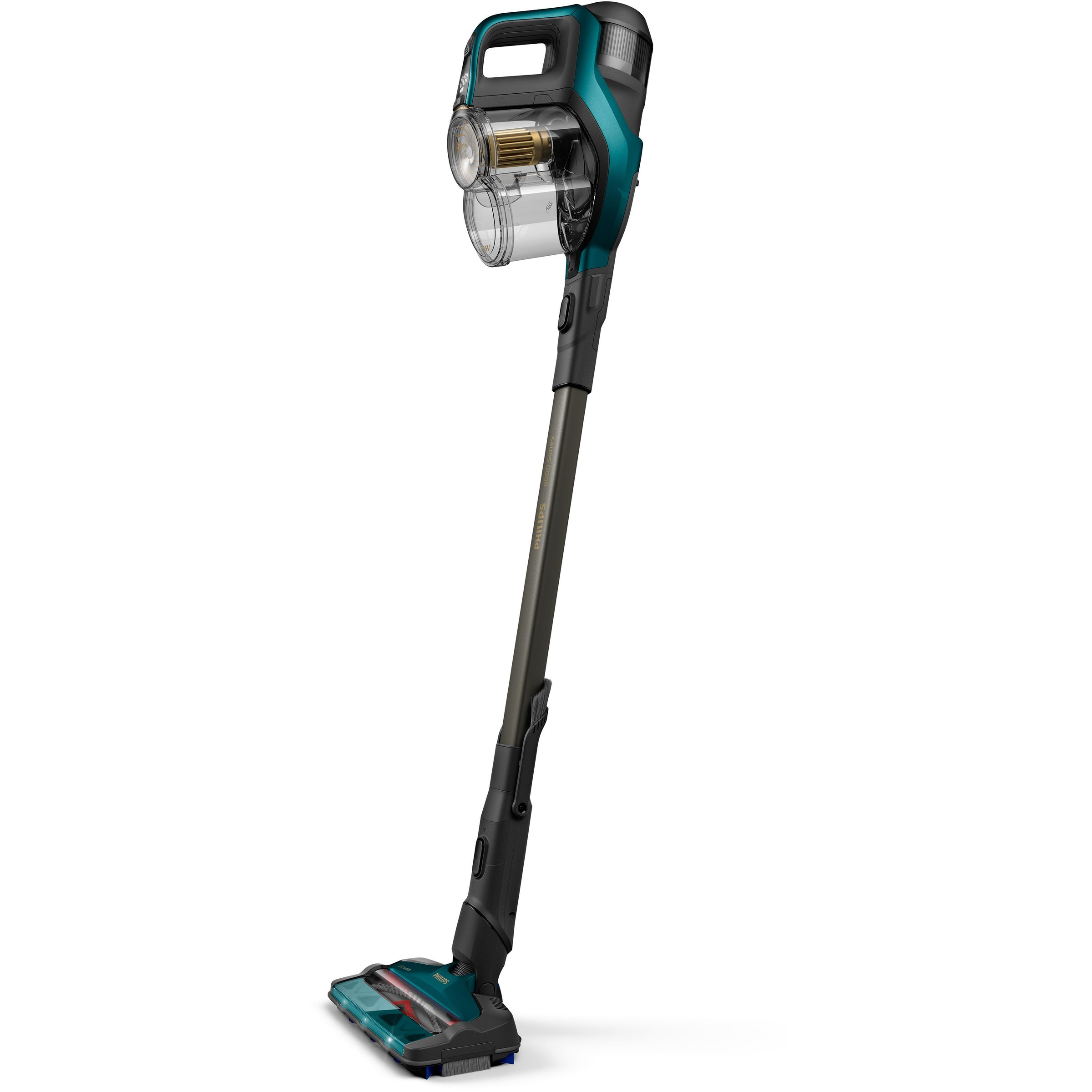 PHILIPS XC8147/01 SPEED PRO MAX AQUA - Aspirateur-balais rechargeable (Bleu/Noir)