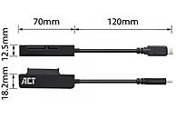ACT AC1525 USB-C-adapter naar SATA HDD/SSD 2.5"