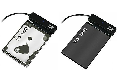 ACT AC1525 USB-C-adapter naar SATA HDD/SSD 2.5"