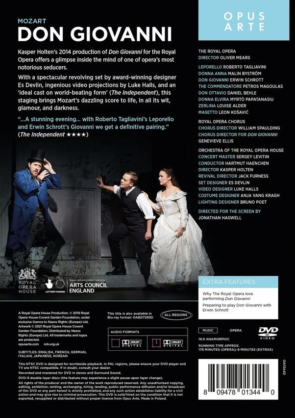 Various Artists, Royal Opera Chorus, Orchestra Of The Royal Opera House - Don Giovanni  - (DVD)