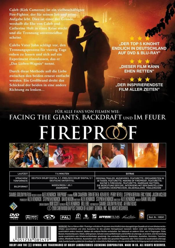 Fireproof-Special Edition DVD