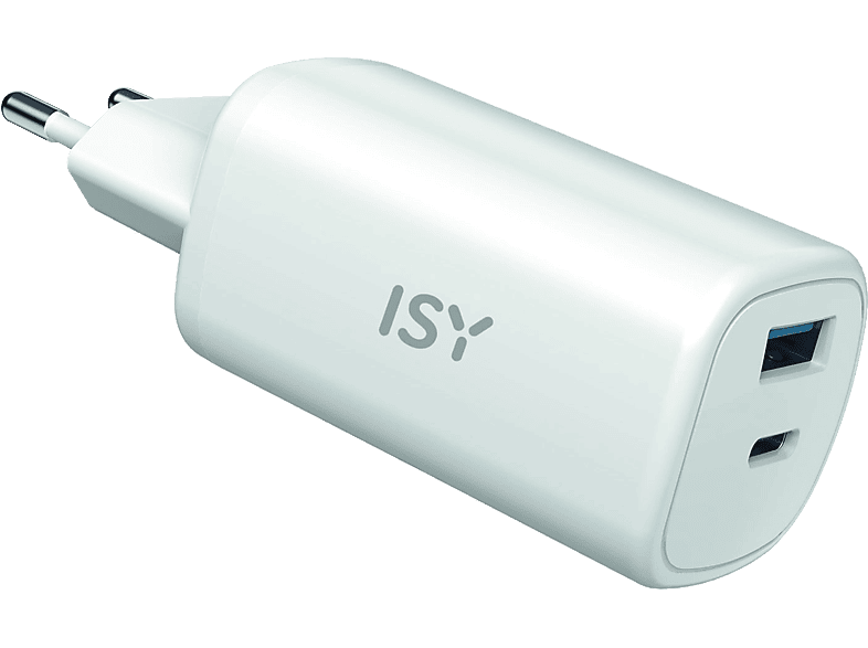ISY Multiport-oplader Universeel 2x Usb Wit (iac-5065)