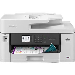 Impresora multifunción - Brother MFC-J5340DW, Color, Para A4/A3, 25/16 ppm, WiFi, Blanco y Negro