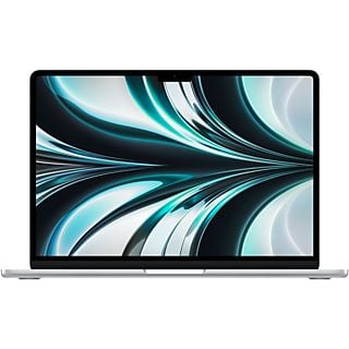 Apple MacBook Air (2022), 13,6" Retina, Chip M2 de Apple, GPU 8 Núcleos, 8 GB, 256 GB SSD, macOS, Teclado Magic Keyboard Touch ID, Plata