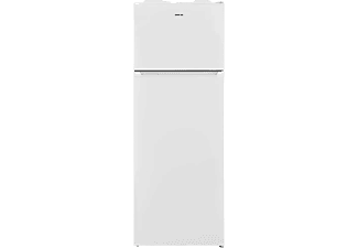 Frigorífico dos puertas - Infiniton FG-218W, 213 l, Cíclico, 145 cm, Tecnología Defrost, 41 dB, Estantes de cristal, Blanco
