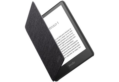 Funda eBook -  B08VZCBWN8, Para Kindle Paperwhite de 11.ª generación  (modelo de 2021), Tipo libro, Tela, Negro