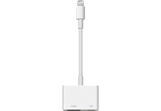 Cable adaptador - Apple adaptador Lightning AV digital, MD826ZM/A color blanco | MediaMarkt