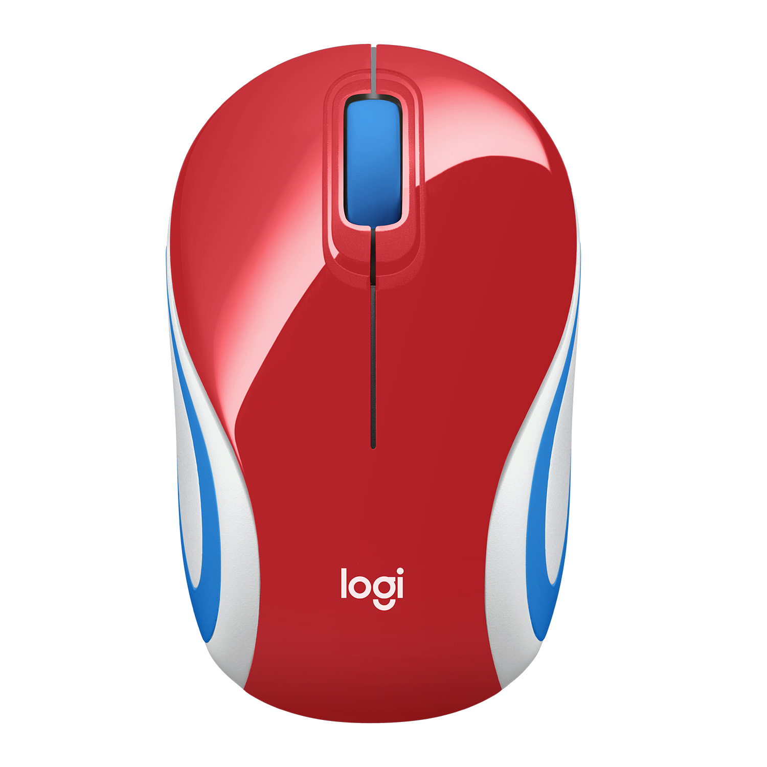 Logitech M187 Casual 1000 dpi rojo raton sin cables 910002732 mini optico inalambrico wireless mouse ppp con usb en