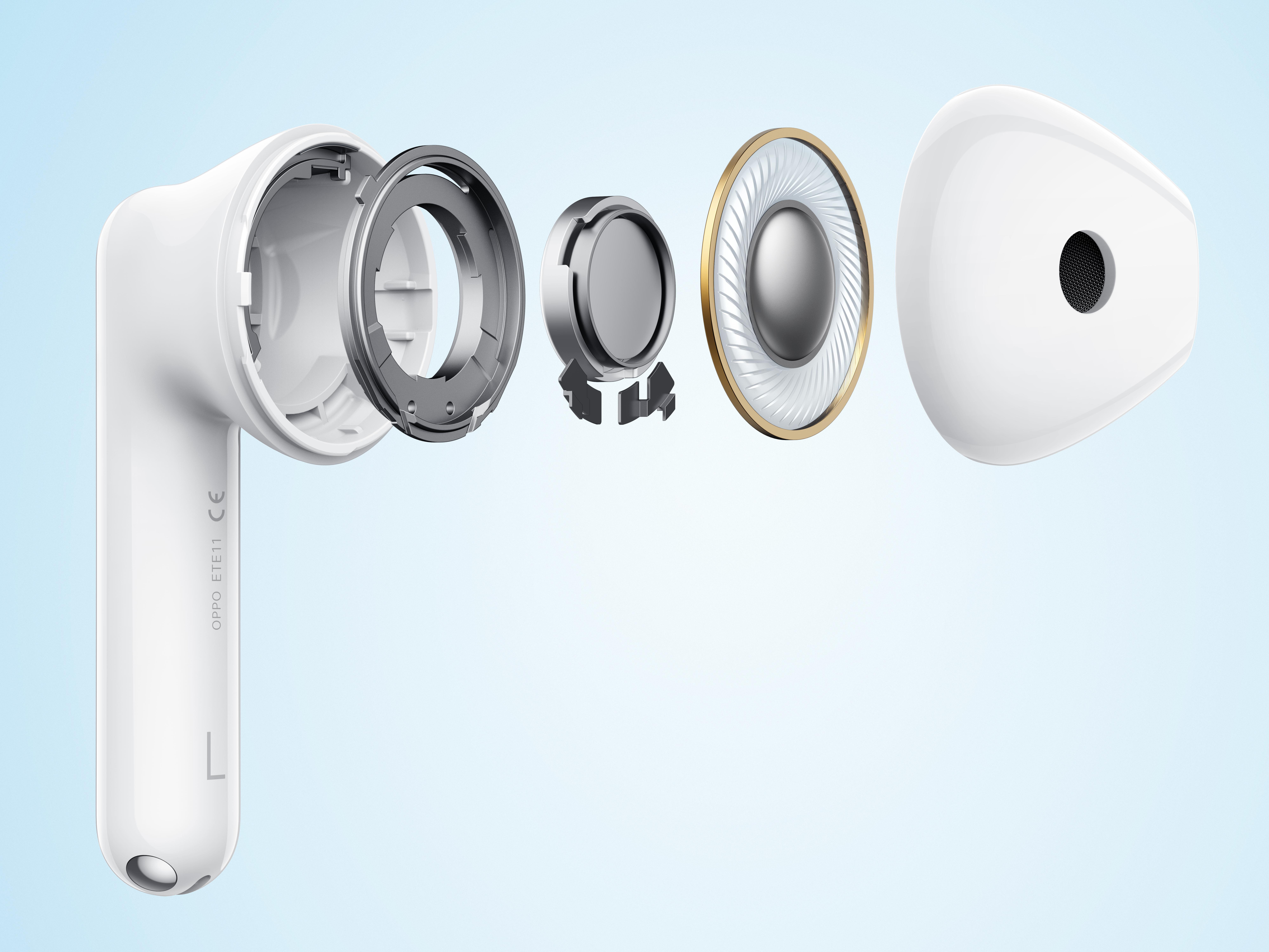 OPPO Enco Air2 Earbuds, In-ear Kopfhörer Bluetooth Weiß