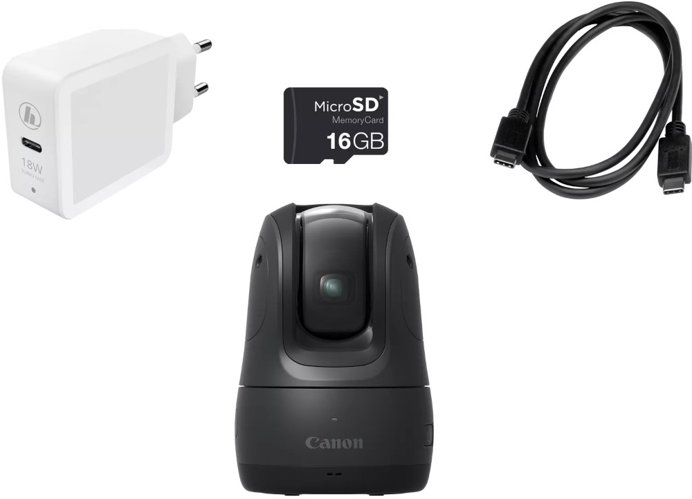 CANON Appareil photo intelligent PowerShot PX Essential Kit Black (5592C002AA)