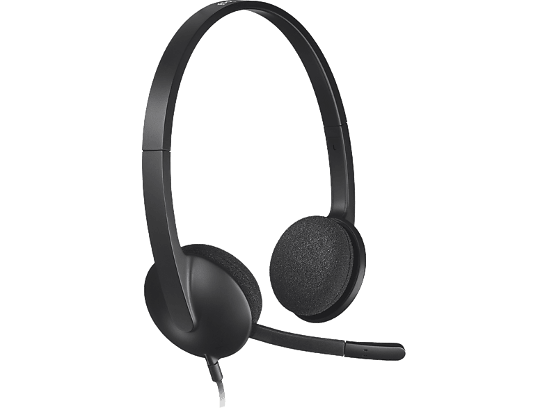 Auriculares USB con micrófono para PC, auriculares de PC sobre la