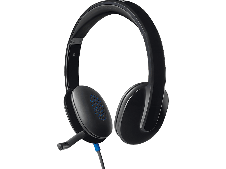 Auriculares  Logitech Headset H540, De diadema, Con cable, USB, Control  volumen, Negro