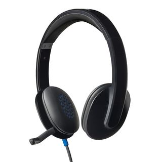 REACONDICIONADO B: Auriculares - Logitech Headset H540, De diadema, Con cable, USB, Control volumen, Negro