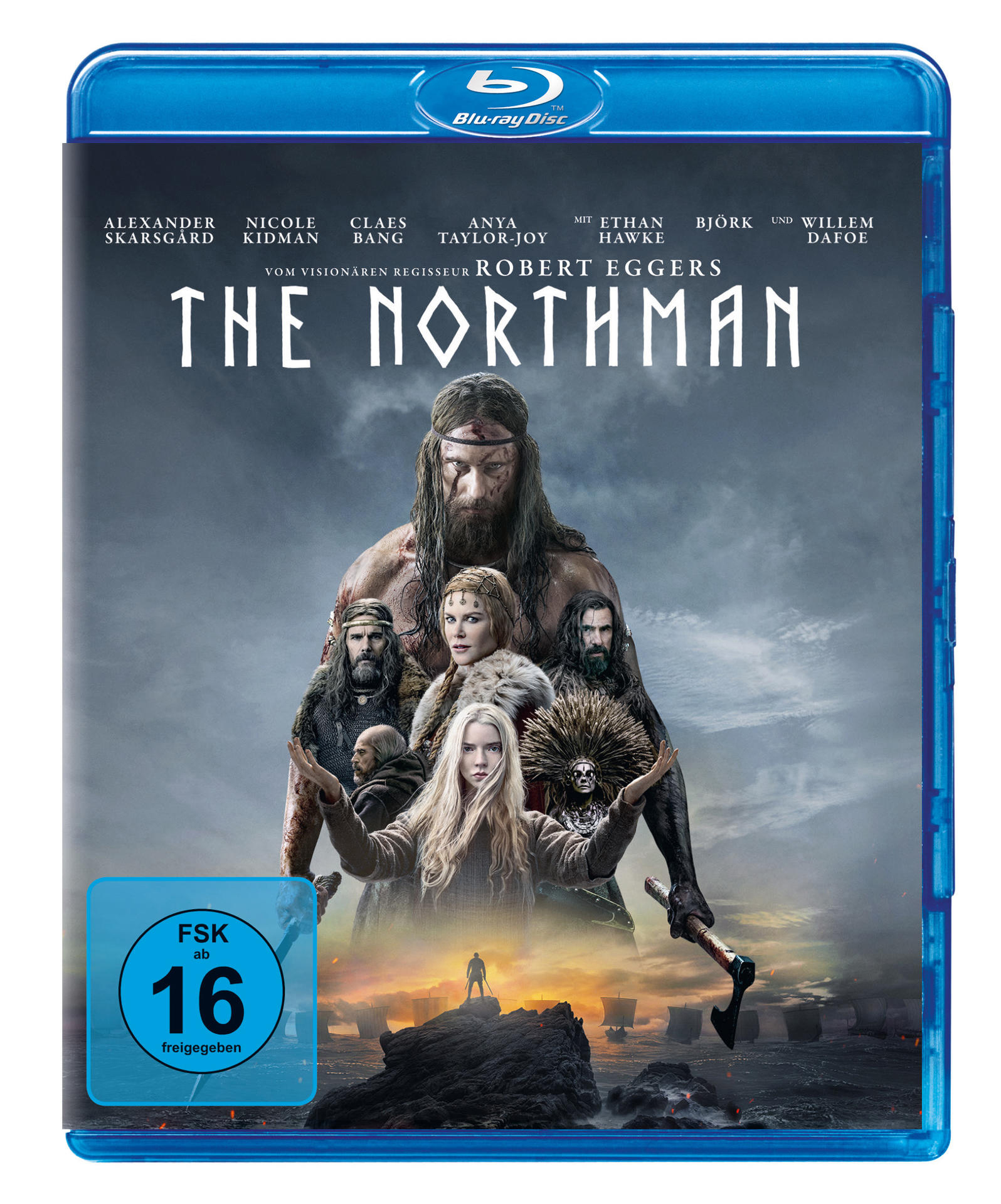 Filmcover mit einer Gruppe von Menschen. Ein Mann mit langen Haaren im Zentrum. Blu-ray-Details.