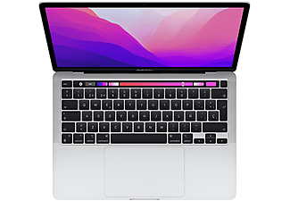 Apple MacBook Pro (2022), 13,3" Pantalla Retina, Chip M2 de Apple, 8 GB, 256 GB, macOS Monterey, Cámara FaceTime HD a 720p, Plata