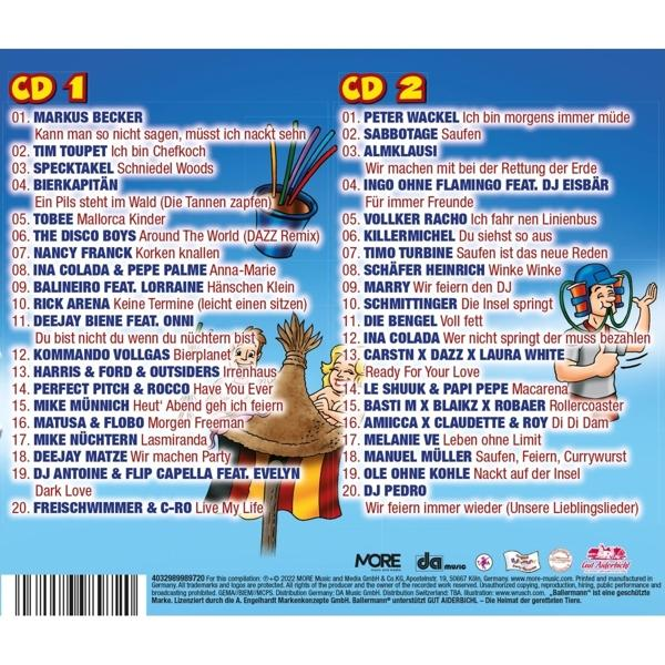(CD) Hits 2022 VARIOUS - - Ballermann Playa