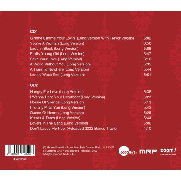 CD-Cover mit Musiktitelnamen und -zeiten.