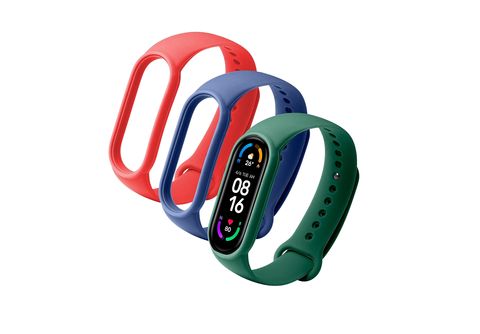Correa Recambio Pulsera Actividad Xiaomi Mi band 5 Y 6 Smartwatch Reloj  ROJO