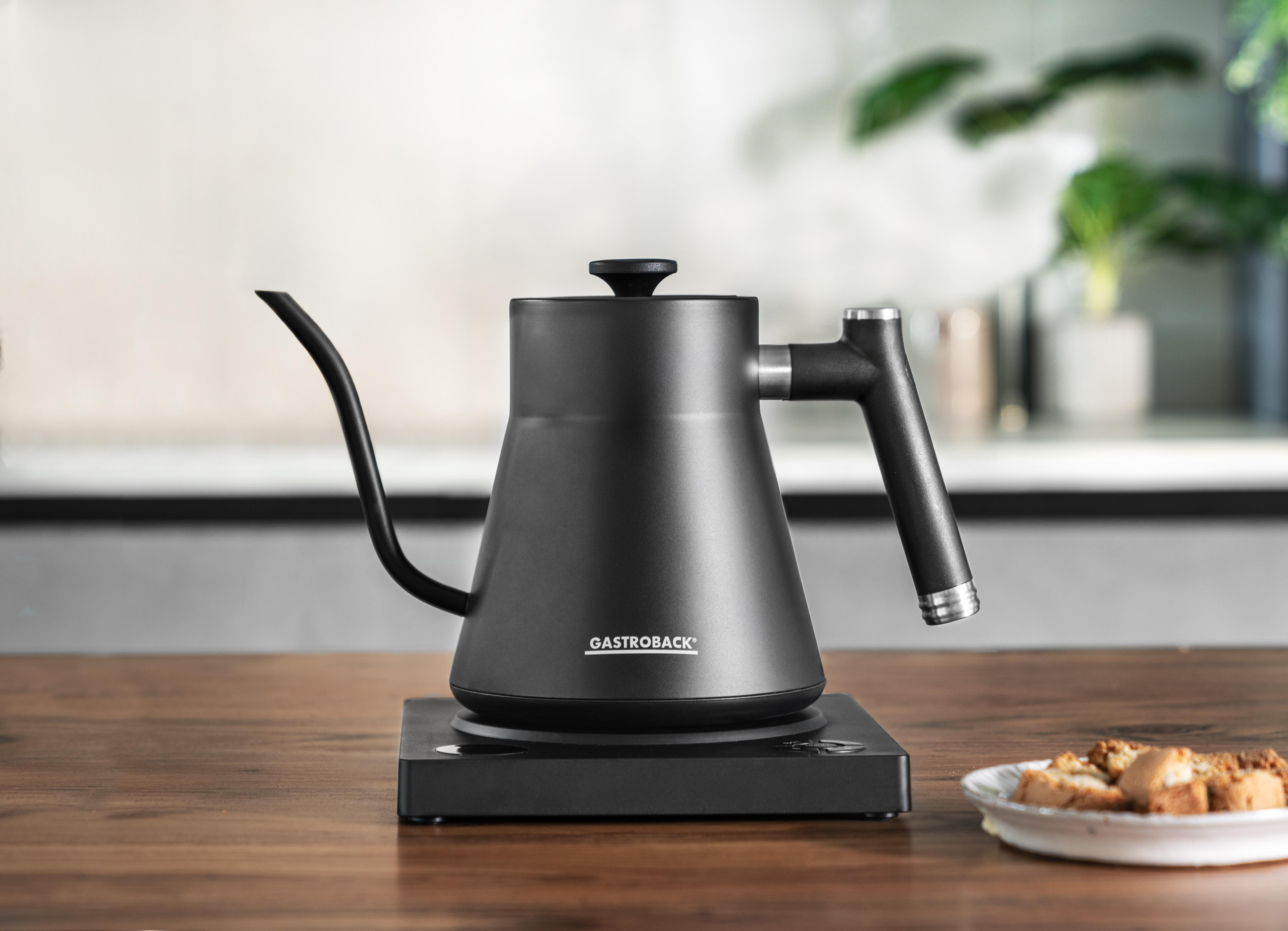 GASTROBACK 42329 Design Pour Over Advanced Wasserkocher, Schwarz
