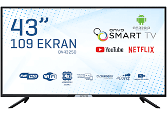 ONVO OV43250 43" 109 Ekran Uydu Alıcılı Android Smart Full-HD LED TV Outlet 1220511