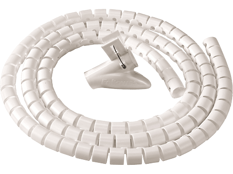 Organizador de cables - Fellowes CableZip, 2 cm diámetro, Longitud m, Plástico, Blanco