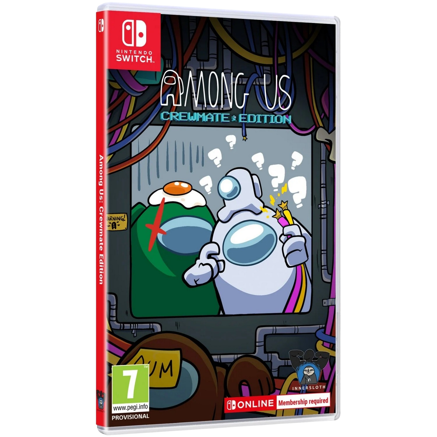 Caja de arte de videojuego para Among Us: Crewmate Edition, con dos personajes.