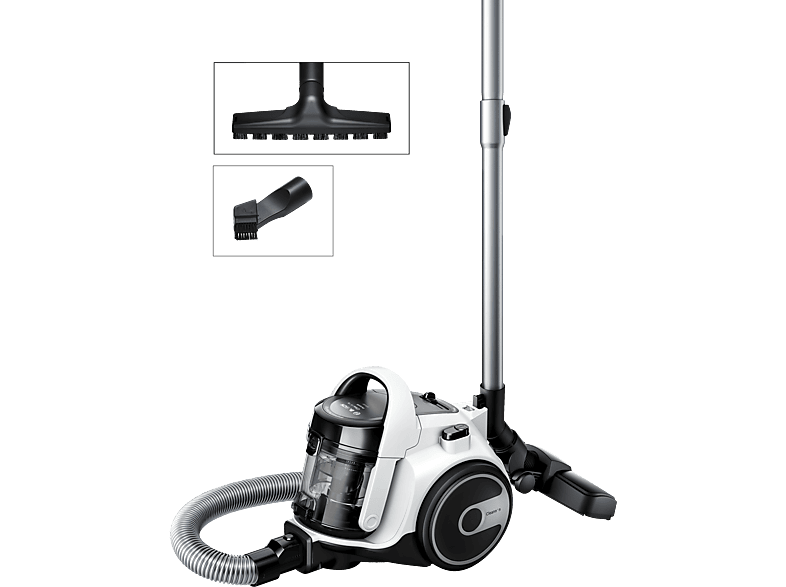 Bosch Serie 4 ProHygienic - Aspirador con Cable / sin Bolsa Blanco