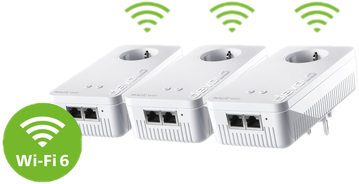 DEVOLO Powerline Magic 2 WiFi 6 Mesh Multi-room Kit (8933)