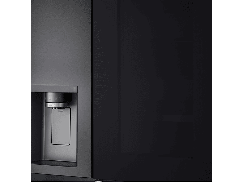 LG GSXV90MCDE InstaView Door-in-Door®, Side-by-Side (635 l, E, 1790 mm hoch, Matte Black)