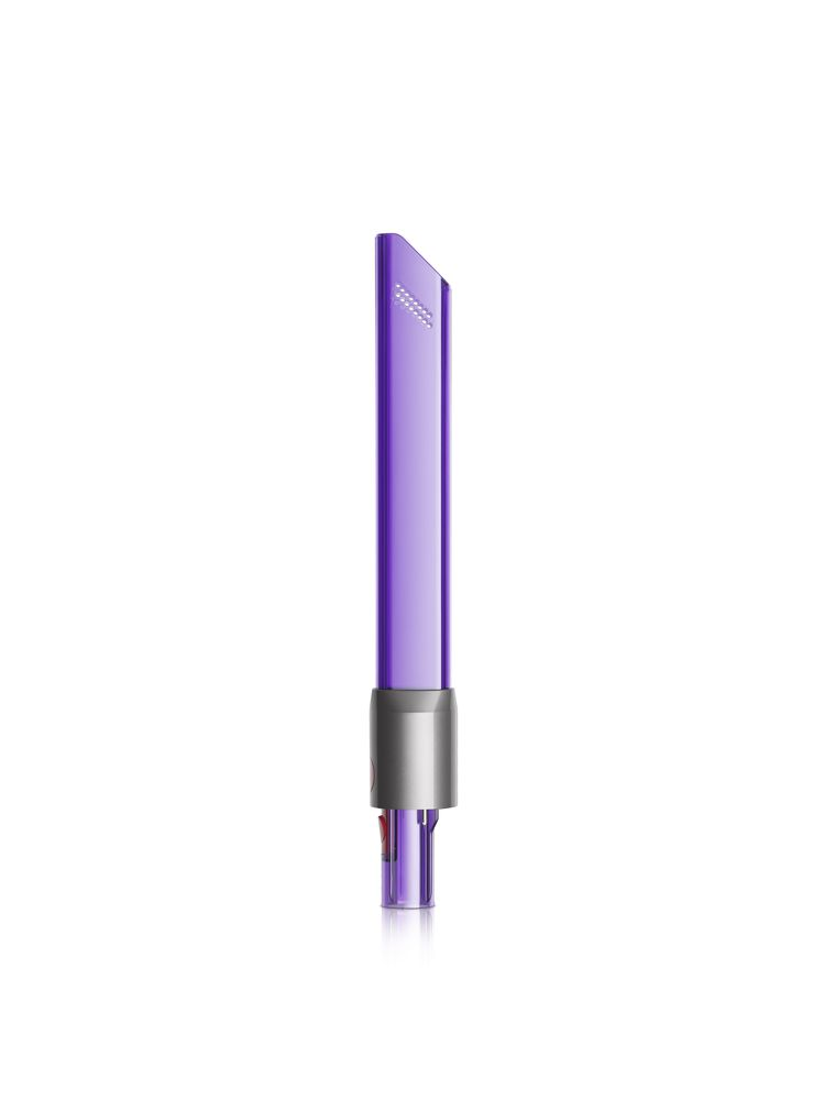 Un accesorio de aspiradora morado.