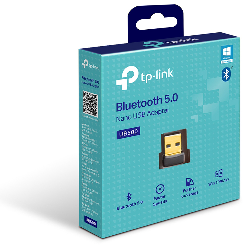 TP-link Nano USB Adapter Bluetooth 5.0-val, gyorsabb sebességgel és lefedettséggel.
