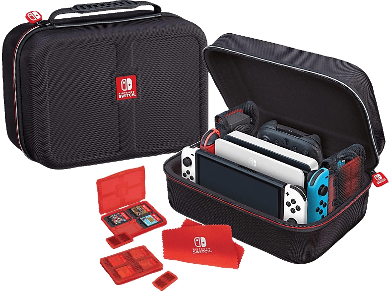 Schwarz HARTSCHALENCASE DELUXE Switch Nintendo Tasche, R.D.S.