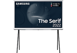 SAMSUNG The Serif 43'' 4K QLED Smart-TV - Molnvit (QE43LS01BAUXXC)