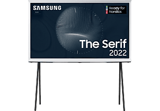 SAMSUNG The Serif 50'' 4K QLED Smart-TV - Molnvit (QE50LS01BAUXXC)