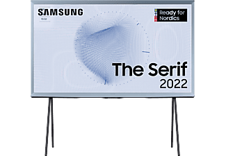 SAMSUNG The Serif 55'' 4K QLED Smart-TV - Bomullsblå (QE55LS01BBUXXC)