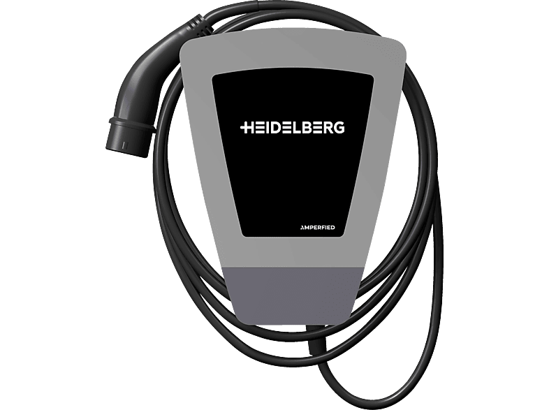 AMPERFIED Heidelberg Home Eco 5m Wallbox Ladestation für Elektrofahrzeuge, 11 kW, Kabellänge: 5 m | E-Auto Ladestationen