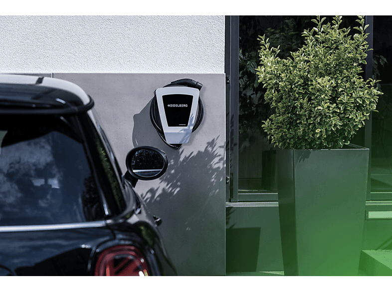 AMPERFIED Heidelberg Home Eco 3.5m Wallbox Ladestation für Elektrofahrzeuge, 11 kW, Kabellänge: 3,5 m