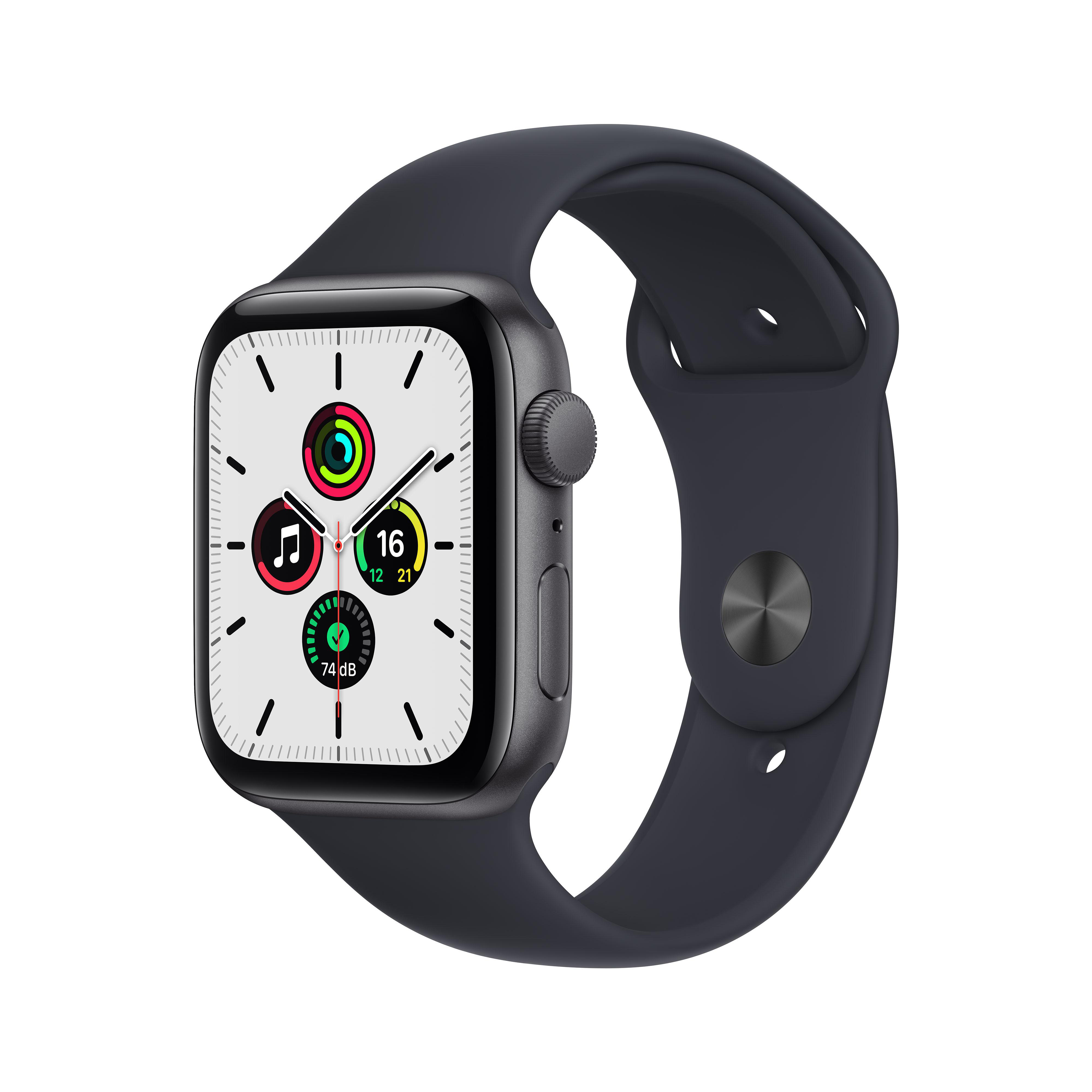 Smartwatch APPLE Watch SE (GPS), 44 mm Aluminiumgehäuse  