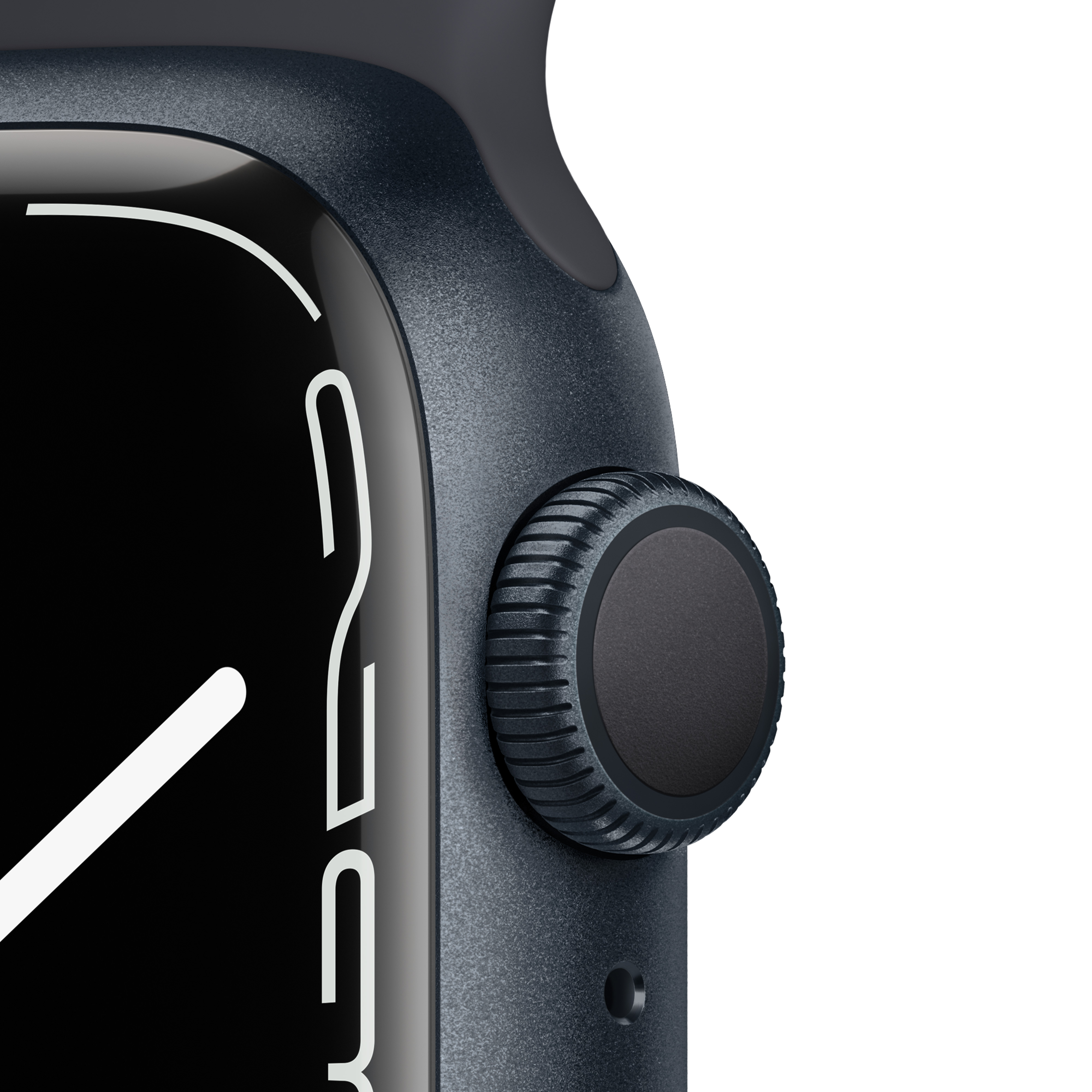 APPLE Watch Series 7 GPS +Cellular 45mm Gece Yarısı Alüminyum Kasa ve Spor Kordon Akıllı Saat 
