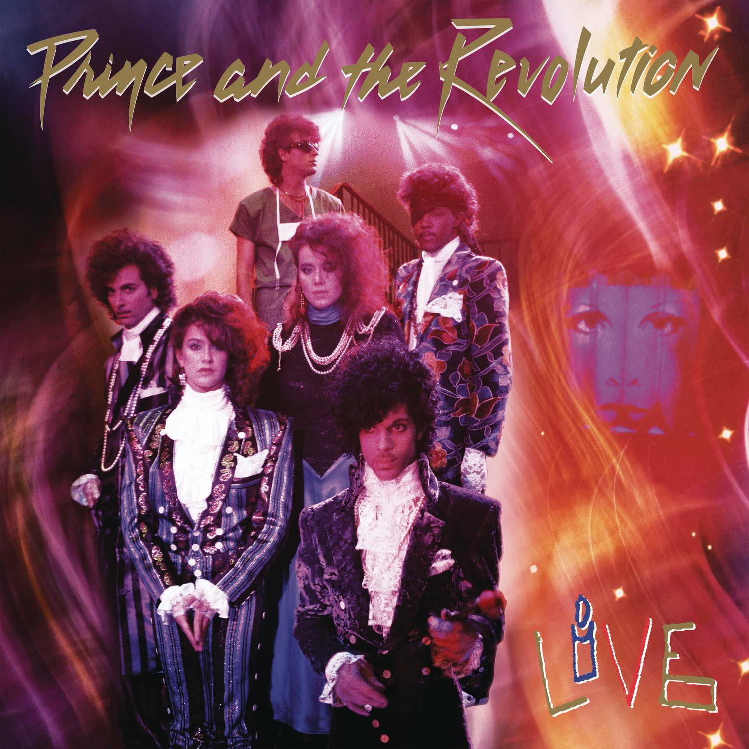 Prince and the Revolution Albumcover. Die Band ist in einem bunten, stilisierten Foto abgebildet.