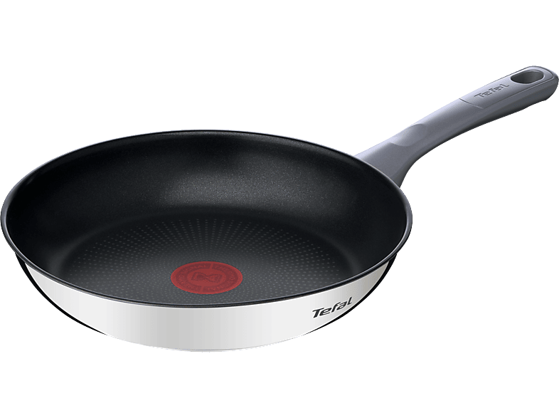 Sartén  Tefal Jordi Cruz G25504, Multiuso, Diámetro 24 cm, Revestimiento  Titanium Antirayaduras, Tecnología Thermo-Signal, Aluminio, Negro