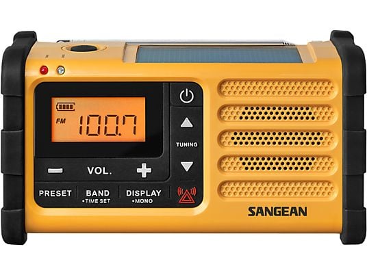 SANGEAN MMR-88 FM/AM - Radio digitale (FM, AM, Giallo/Nero)