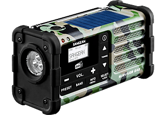 SANGEAN MMR-88DAB+ - Radio numérique (MW, FM, AM, DAB, DAB+, Camouflage)